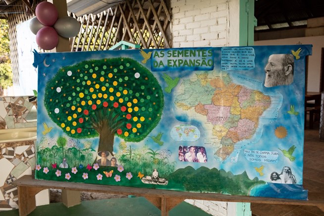 Mural comunitário As Sementes da Expansão