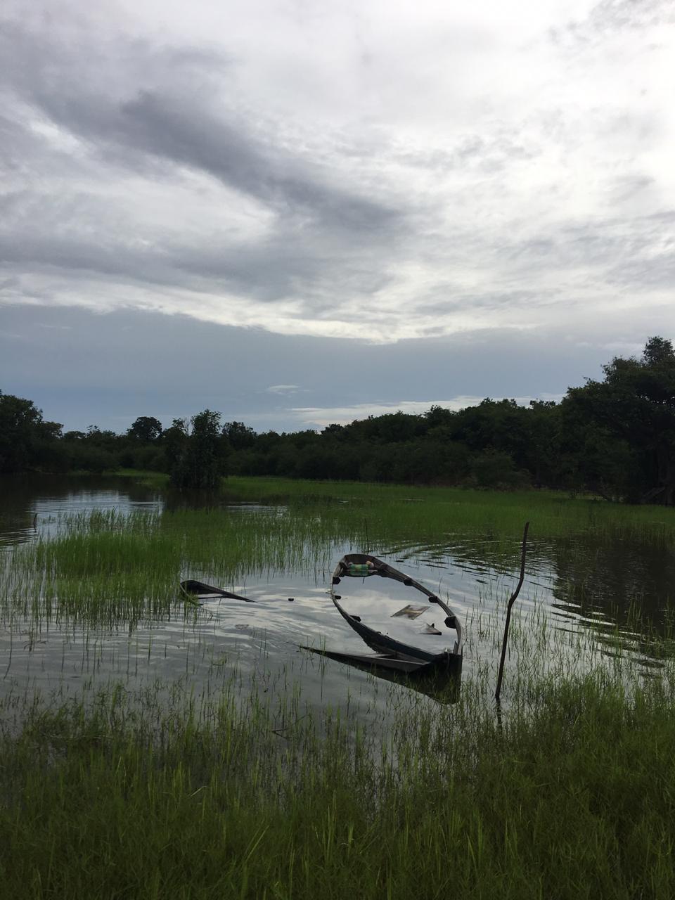 Cenário de igapó usado nas filmagens de URUBÚ